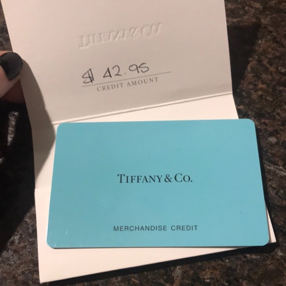 Tiffany Co Merchandise Credit | Poshmark